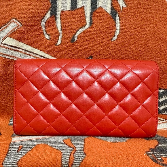 CHANEL ❤️🌟CC QUILTED LAMBSKIN WALLET⭐️ - Picture 2 of 6